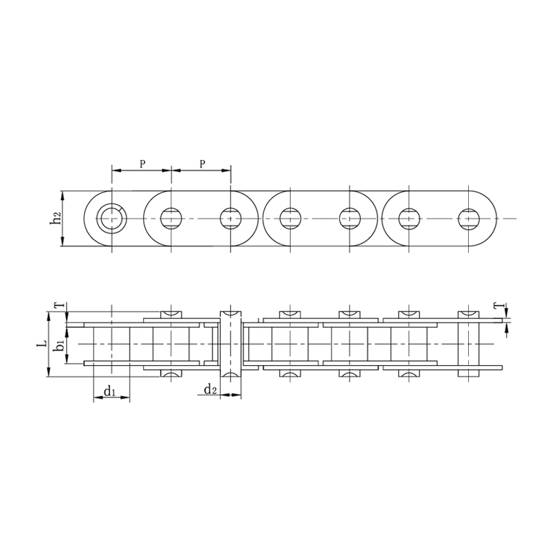 Rantai timing mesin mobil yang dapat disesuaikan ketahanan terhadap benturan