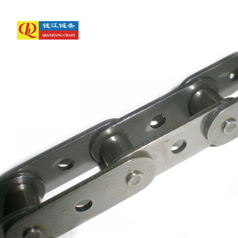 Rantai konveyor pitch ganda dengan lubang tengah