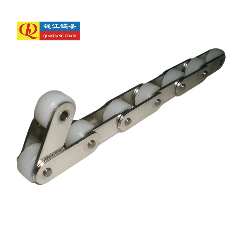 Rantai konveyor pitch ganda baja tahan karat