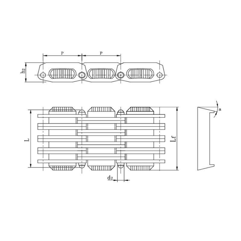 Rantai kecepatan variabel tak terhingga PIV dengan daun geser