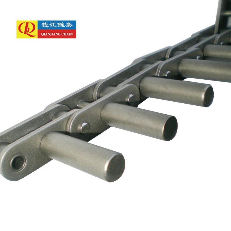 Rantai konveyor pitch ganda dengan pin yang diperpanjang